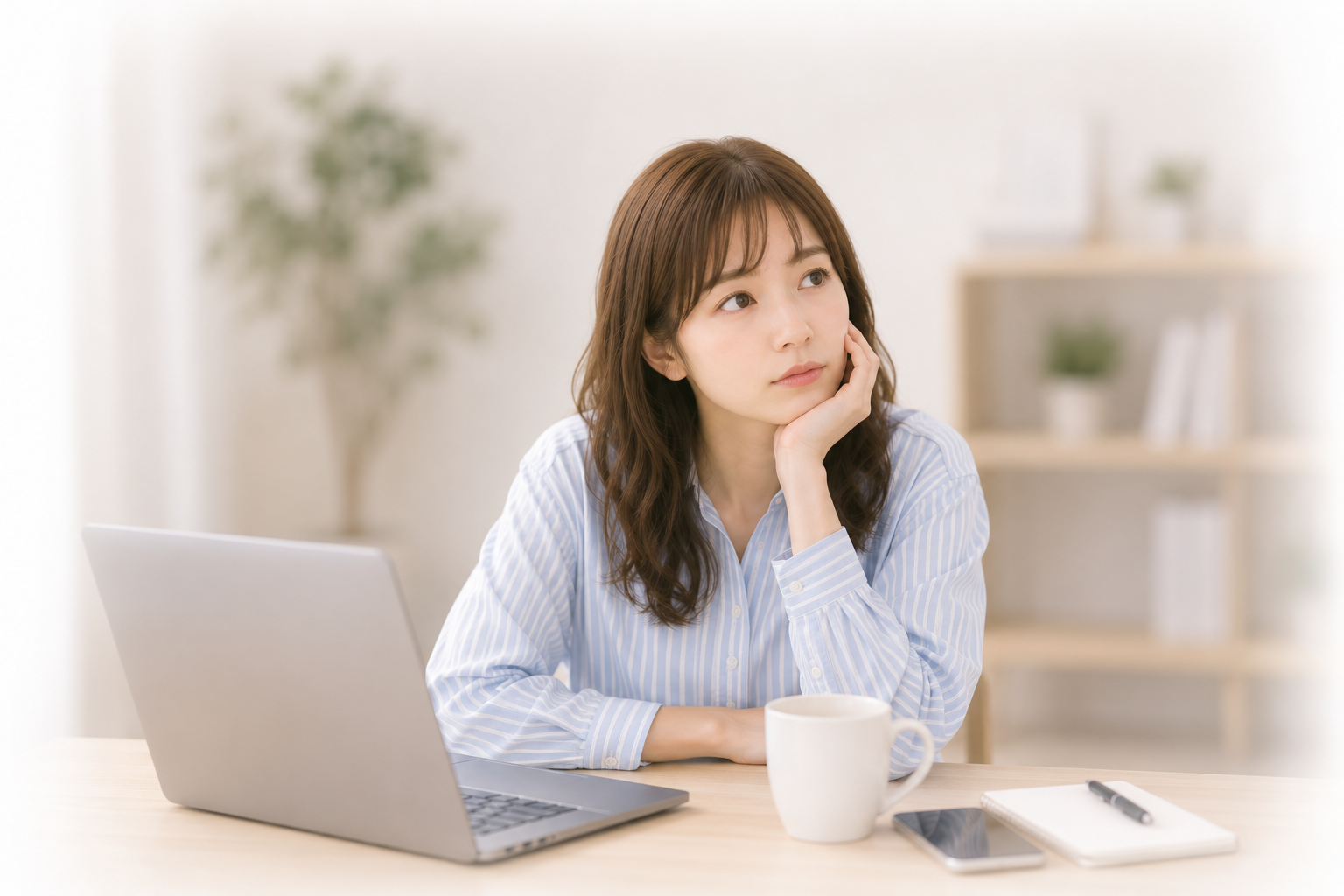 一人の転職活動に不安を感じる人